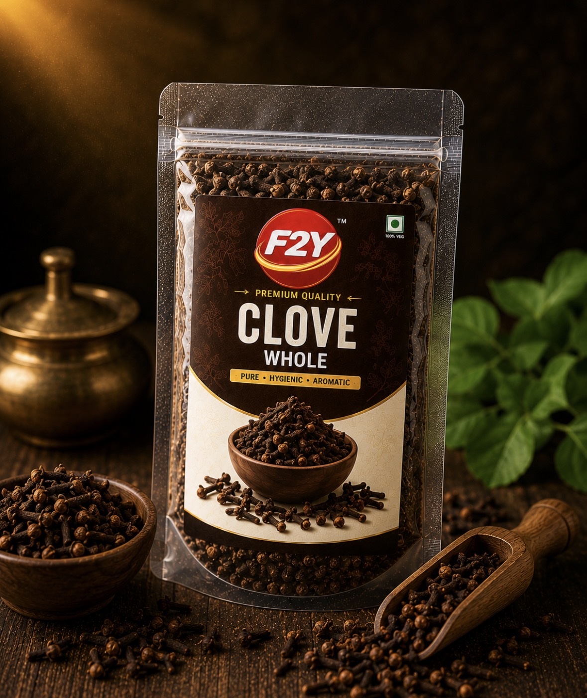 F2Y whole long lavang cloves pack