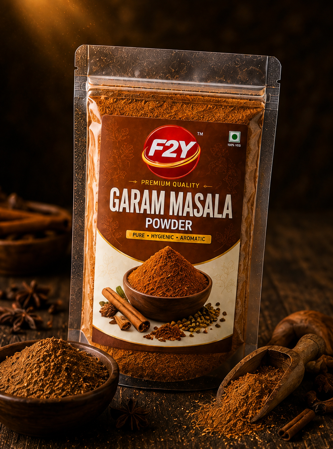F2Y pisa garam masala powder pack